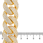25mm Iced Cuban Link Bracelet 71762