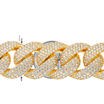 25mm Iced Cuban Link Bracelet 71762