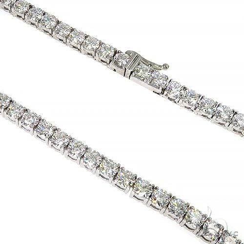 26 Pointer Diamond Tennis Chain 53.70 Gr 18 Inches 4mm 66818 - Image 2