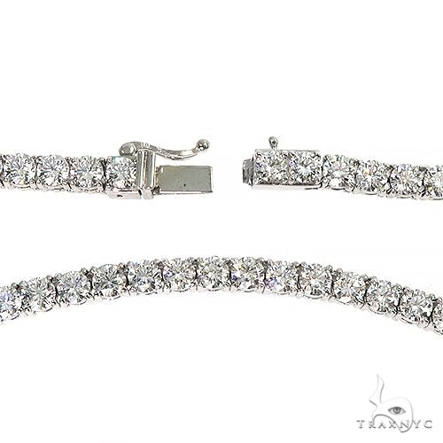 26 Pointer Diamond Tennis Chain 53.70 Gr 18 Inches 4mm 66818 - Image 5