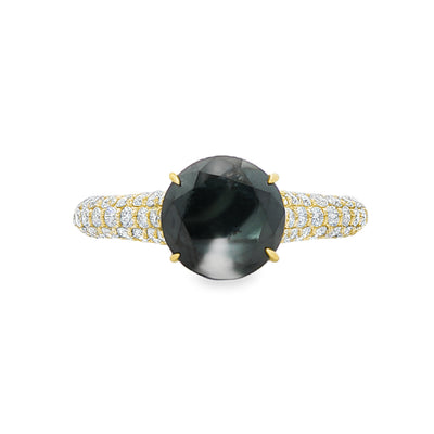 Prong Black Diamond Ring 27569