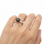 Prong Black Diamond Ring 27569