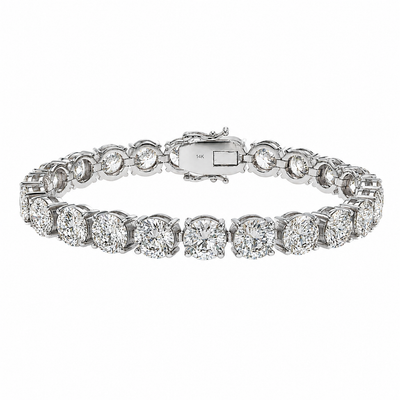 2 Ct Each Lab Diamond Tennis Bracelet 71660
