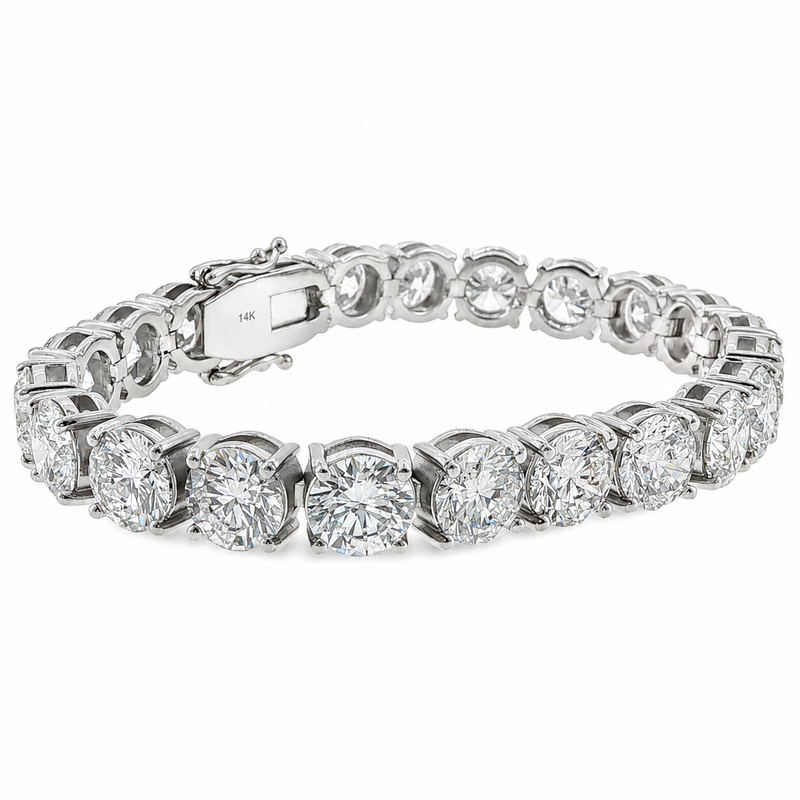 2 Ct Each Lab Diamond Tennis Bracelet 71660