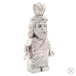 TraxNYC Block Jesus Pendant .925 Silver 70914