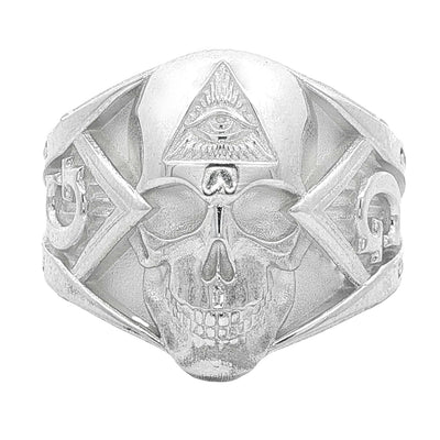 TraxNYC All Seeing Eye Skull Ring 71042