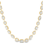 Multi Shape Diamond Tennis Chain 71098