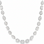Multi Shape Diamond Tennis Chain 71098