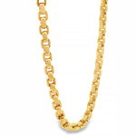 14K Yellow Gold Solid Round Box Link Chain 22.5 Inches 4.5mm 70897