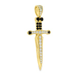 Dagger Knife Pendant Black Diamond 70987