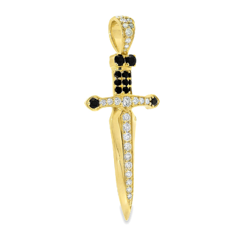Dagger Knife Pendant Black Diamond 70987