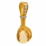 One of One 24K Eagle Claw Opal Pendant 70968