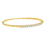 Flexible Diamond Bangle Bracelet 69834