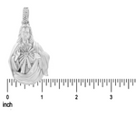 Silver Sacred Heart Jesus Pendant 71114