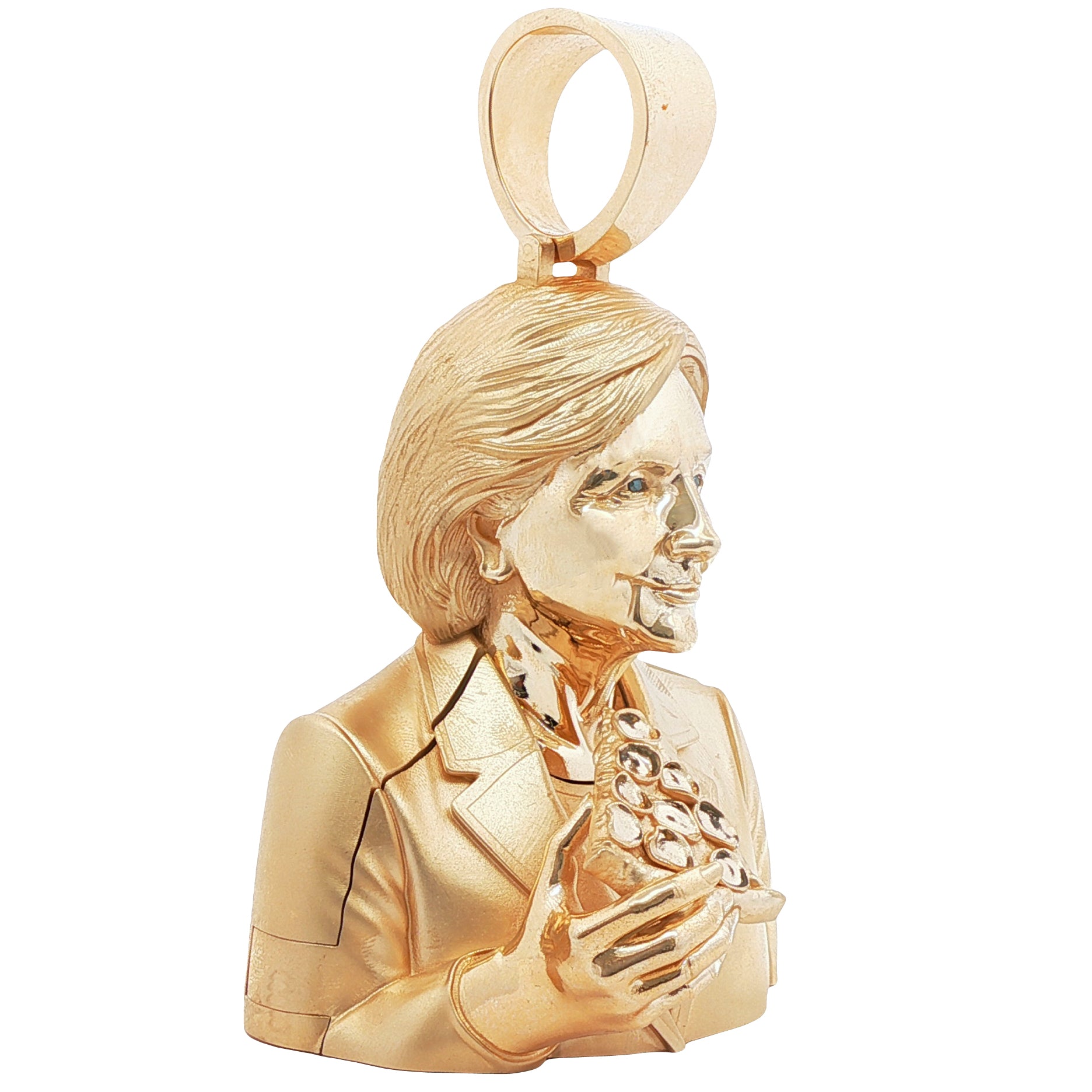 One of One Hillary, Chelsea, and Ghislaine Pizza Pendant 71182