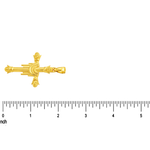 10K Gold Cross Crucifix 57088