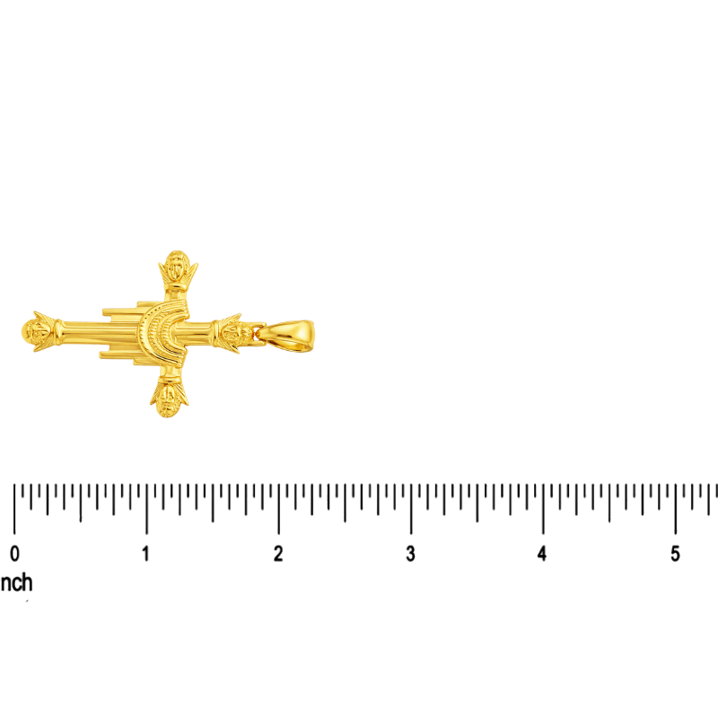 10K Gold Cross Crucifix 57088
