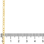 21K Gold Figaro Chain 2.5mm 71479