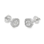 Classic Cushion Cut Diamond Earrings 64901
