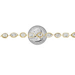Multi Shape Diamond Tennis Chain 71098