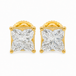 2 Ctw Clover-Cut Diamond Studs 70678