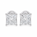 2 Ctw Clover-Cut Diamond Studs 70678