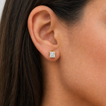 2 Ctw Clover-Cut Diamond Studs 70678