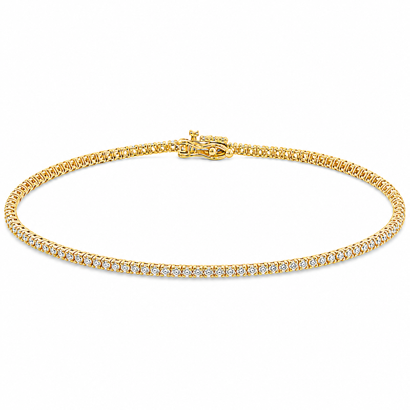 2 Pt lab diamond tennis bracelet – view 1 of 8, TraxNYC item 71664
