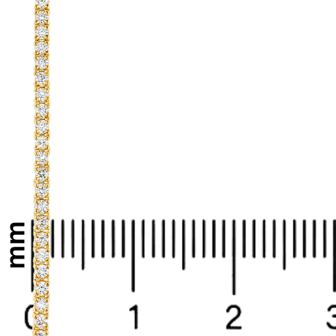 2 Pt lab diamond tennis bracelet – view 7 of 8, TraxNYC item 71664