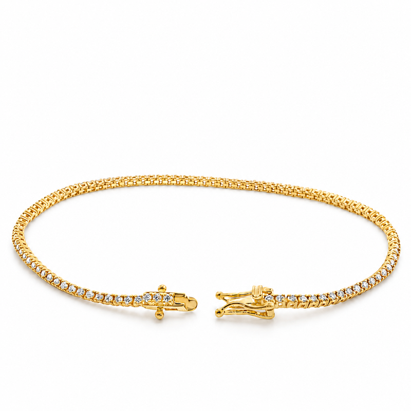 2 Pt natural diamond tennis bracelet – view 6 of 9, TraxNYC item 71667