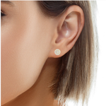 Classic Round Cluster Diamond Earrings 71121
