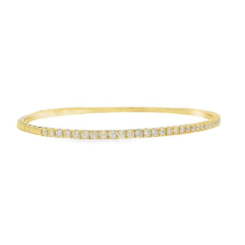 Flexible Diamond Bangle Bracelet 69836