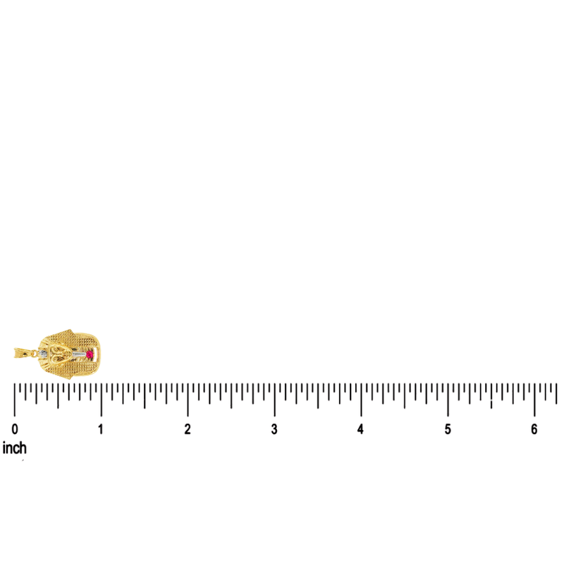 10K Small Pharaoh Pendant 56879