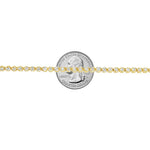 Gold Tennis Necklace 20571