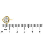 Heart Diamond Bezel Pendant 71018