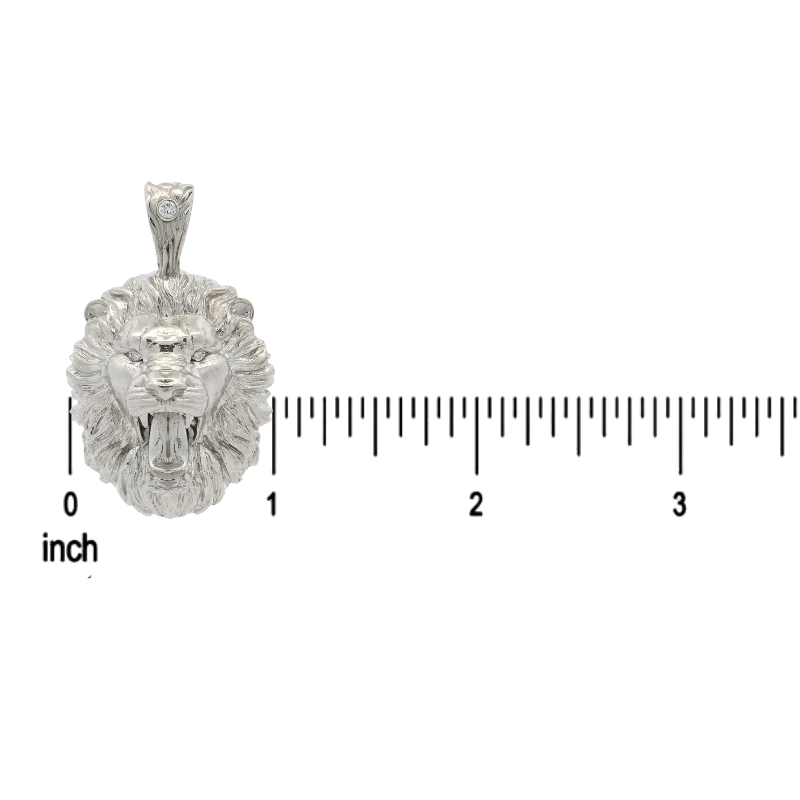 Limited Edition U.S. Government Silver Mini Lion Pendant Set 70965