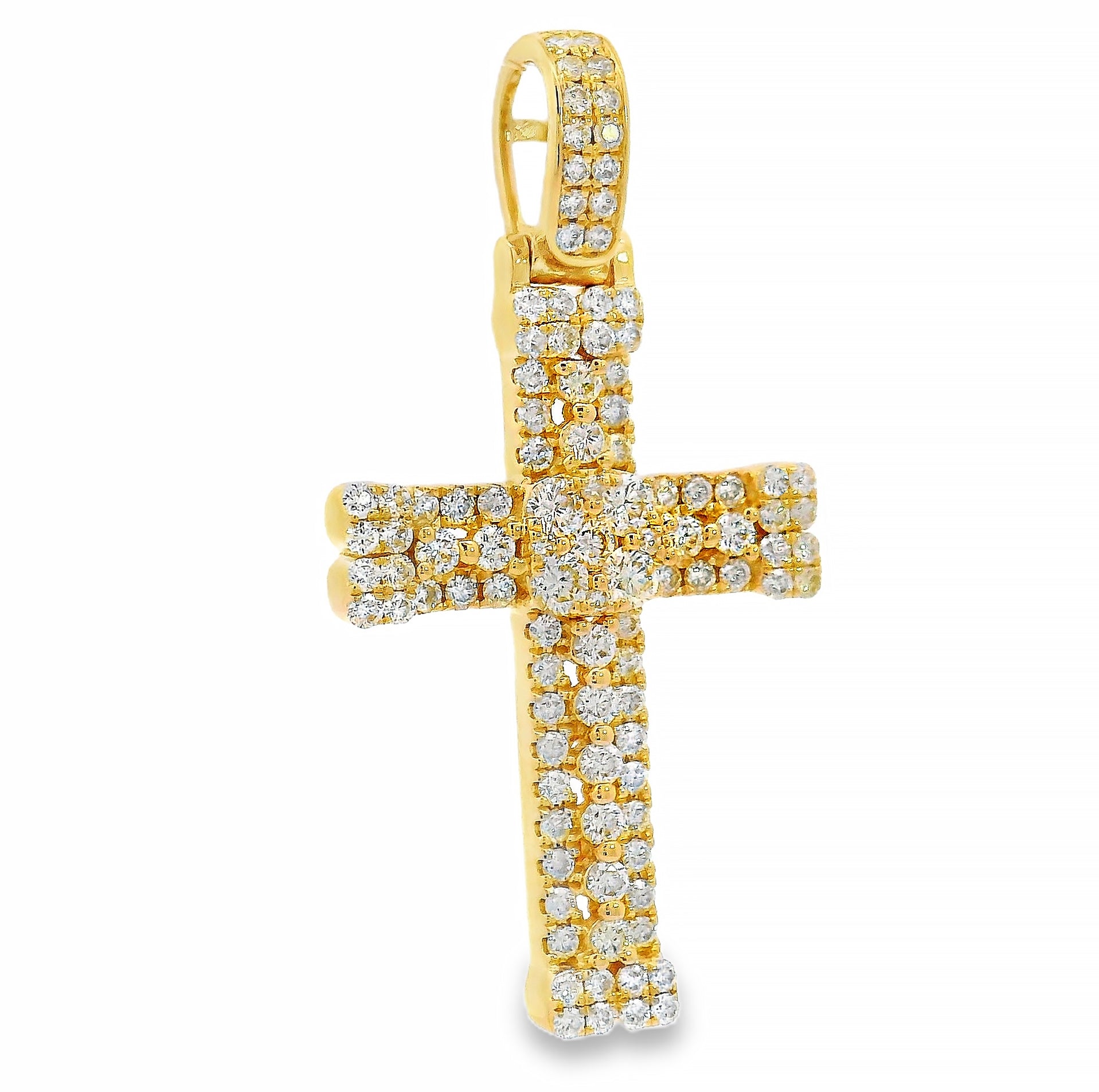 Celestial Cluster Cross Pendant 65840 | TraxNYC