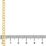 21K Gold Curb Chain 3.4mm 71482