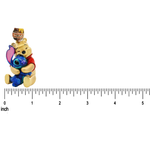 Custom Winnie the Pooh And Stitch Pendant With Enamel 70995