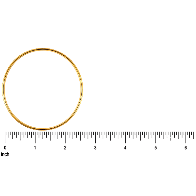 21K Gold Infinity Wave Bangle 71472