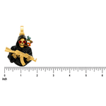Grim Reaper AK-47 Skull Pendant 71368