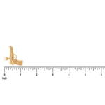 14K Gold Pistol Pendant 71180