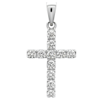 14K Gold Mini Diamond Cross 65967