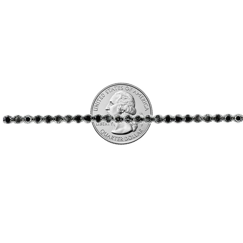 Buttercup Black Diamond Tennis Bracelet 71110