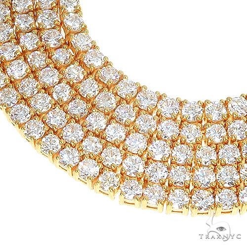 3 Pointer Parcel Diamond Tennis Chain 19.80Gr 22 Inches 2.5mm 66816 - Image 4
