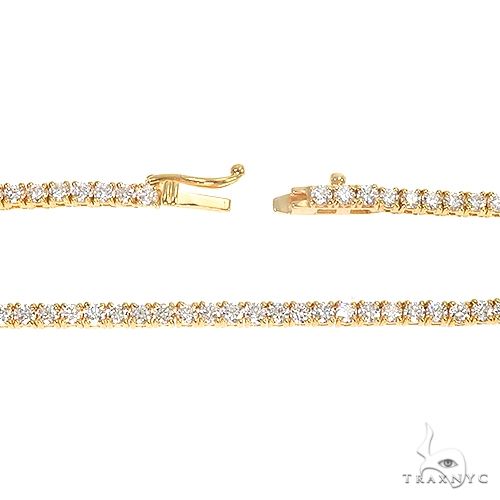 3 Pointer Parcel Diamond Tennis Chain 19.80Gr 22 Inches 2.5mm 66816 - Image 5