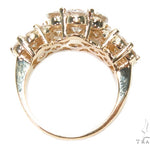 3 Row Chrysanthemum Diamond Ring 40827 - Image 6