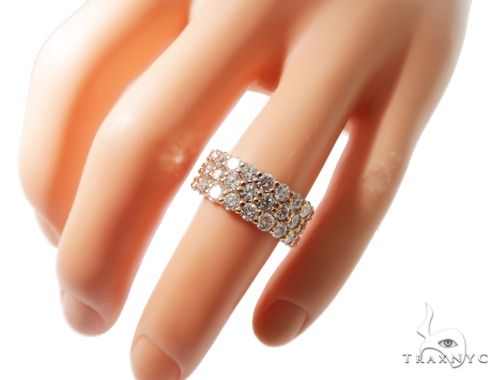 3 Row Diamond Eternity Band 64497 - Image 6