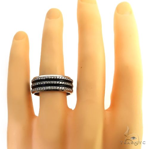 3 Row Diamond Eternity Ring 69058 - Image 5