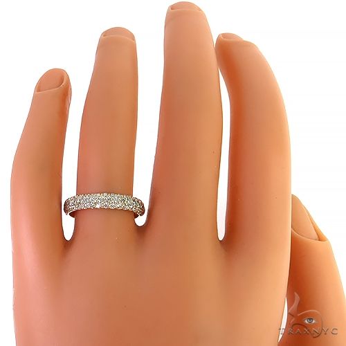 3 Row Diamond Wedding Band 69133 - Image 6